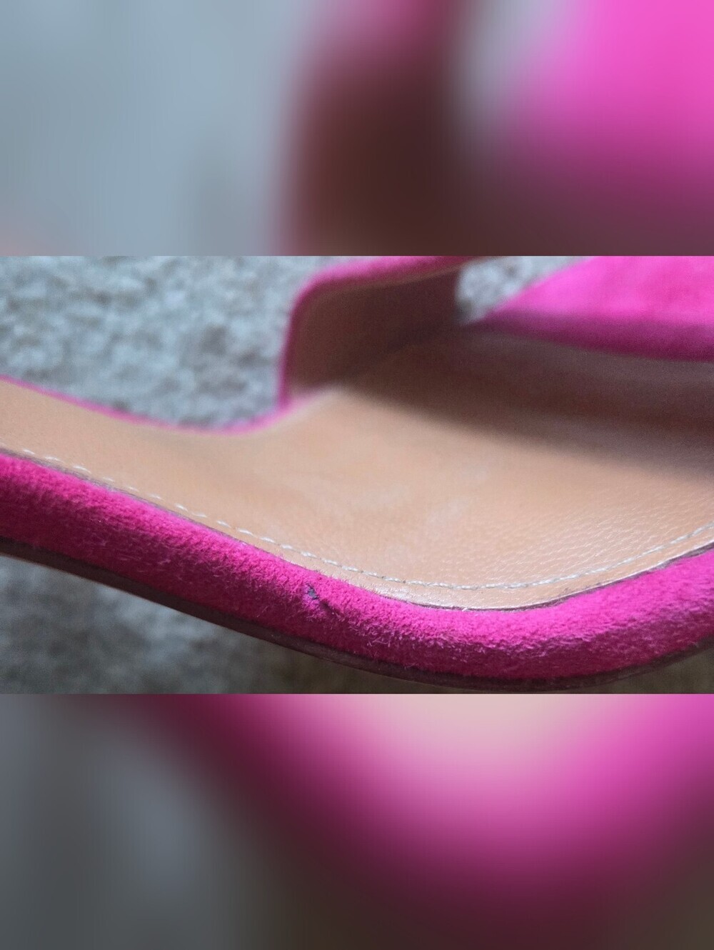 J. McLaughlin Madison Pink Suede Ankle Strap Block Heels Size 8 - Picture 9 of 10